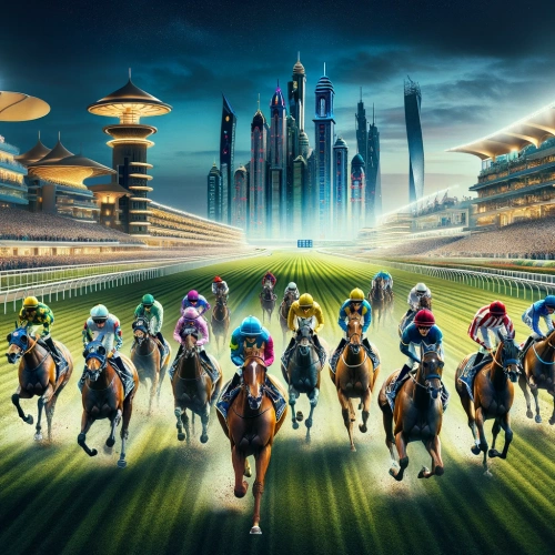 Dubai World Cup pictorial race