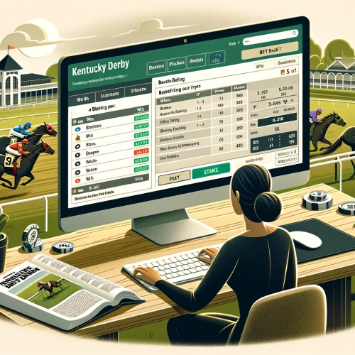 Kentucky Derby betting process at an international bookmaker