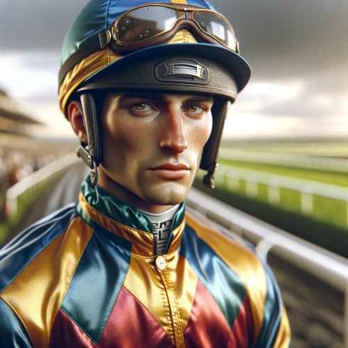 Portrait of jockey Christophe Lemaire