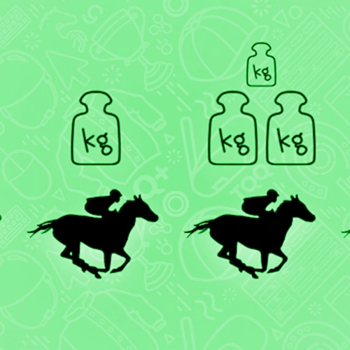 How do you bet on a race with horses that are overweight?