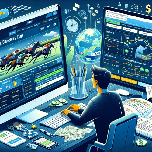 Breeders Cup betting process at a bookmaker outside Ireland